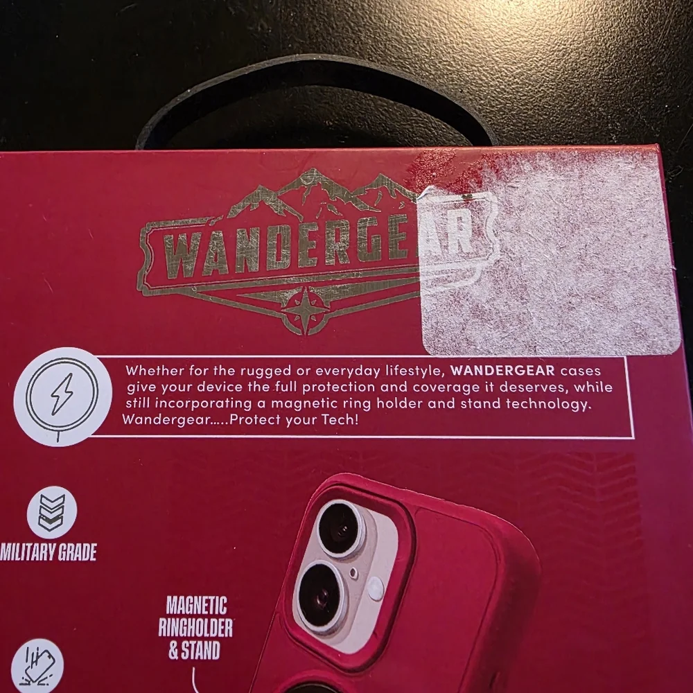 Wandergear 2 In1 TROOPER CASE Iphone 16 New Open Box RED